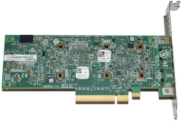 Alt view image 7 of 7 - Dell QLogic QL41132 2-Ports 10GbE RJ-45 PCIe High Profile Network Card NV5