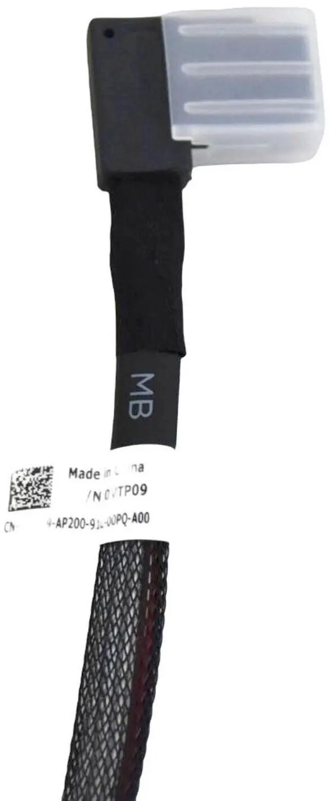 Alt view image 2 of 4 - (NOT FOR HOME PC!) Lot Of 4 Dell PowerEdge R340 PERC S140 BP to MB 4x 3.5" Mini-SAS HD Cable VTP09 - OEM
