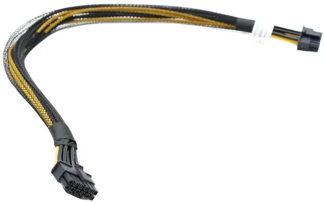 Alt view image 3 of 6 - Dell PowerEdge R750 R7525 12 Pin to 8 Pin 16" GPU Power Cable F8NXW (Lot of 2 )