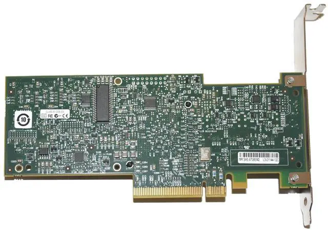 Alt view image 3 of 6 - (NOT FOR HOME PC!) Lenovo LSI MegaRAID SAS 8708EM2 8-Ports 3Gbps PCI x8 Controller 03X3619 LSI00187