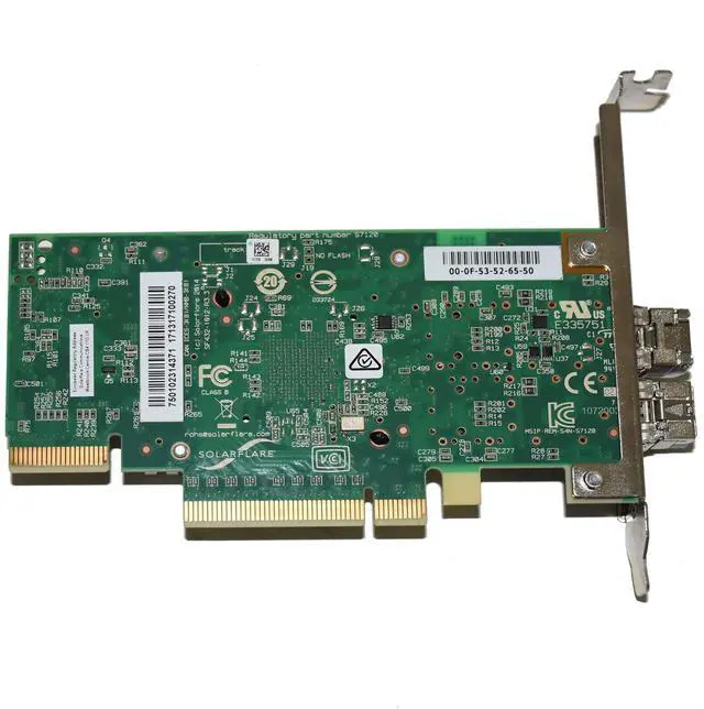 Alt view image 5 of 6 - SolarFlare SFN7322F 10GbE Dual Port SFP+ PCIe 3.0 Network Adapter High Profile