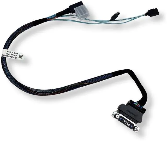 Alt view image 3 of 7 - (NOT FOR HOME PC!) Genuine Dell PowerEdge R430 MINI SAS SATA SSD BP to PERC Cable Black 72HGP