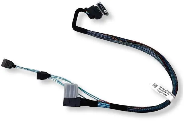 Alt view image 6 of 7 - (NOT FOR HOME PC!) Genuine Dell PowerEdge R430 MINI SAS SATA SSD BP to PERC Cable Black 72HGP