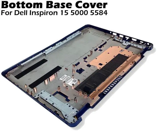 Alt view image 2 of 5 - OEM Dell Inspiron 15 5000 5584 Navy Blue Bottom Case Base Cover 06TYN6 6TYN6