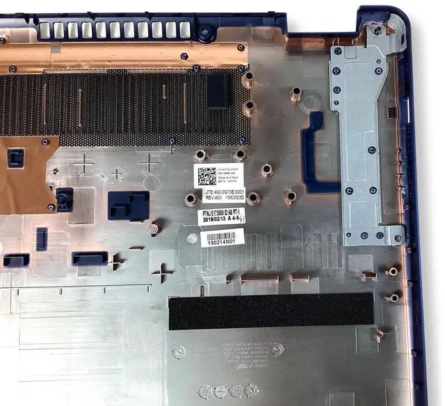 Alt view image 5 of 5 - OEM Dell Inspiron 15 5000 5584 Navy Blue Bottom Case Base Cover 06TYN6 6TYN6