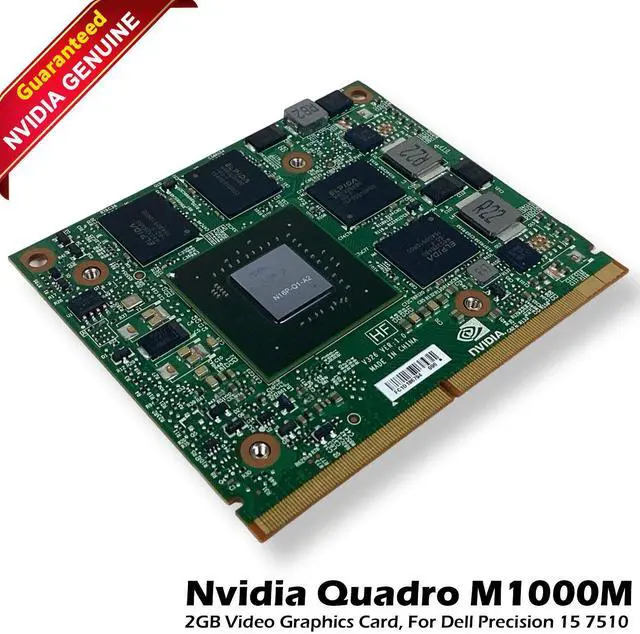 Main image of NVIDIA Quadro M1000M 2GB Video Card For HP ZBook 15 G3 15.6" 848261-001 - 2PNW4