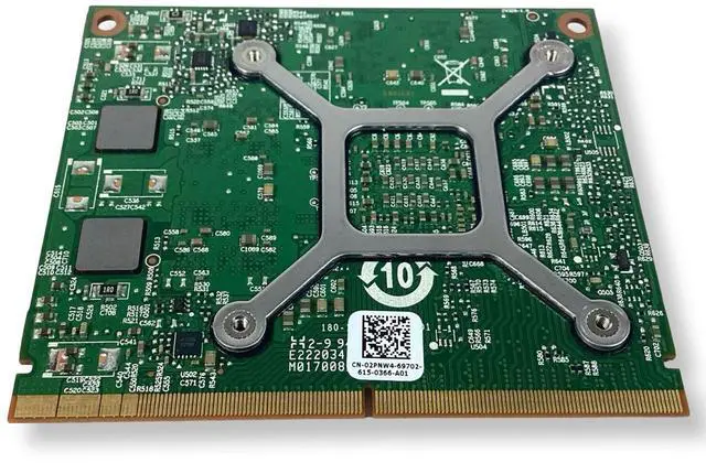 Alt view image 6 of 7 - NVIDIA Quadro M1000M 2GB Video Card For HP ZBook 15 G3 15.6" 848261-001 - 2PNW4