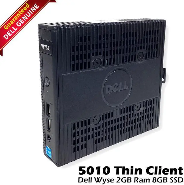Main image of Dell Wyse 5010 Thin Client Dx0D AMD 2GB RAM 8GB SSD ThinOS 8.5 RJ-45 9MKV0