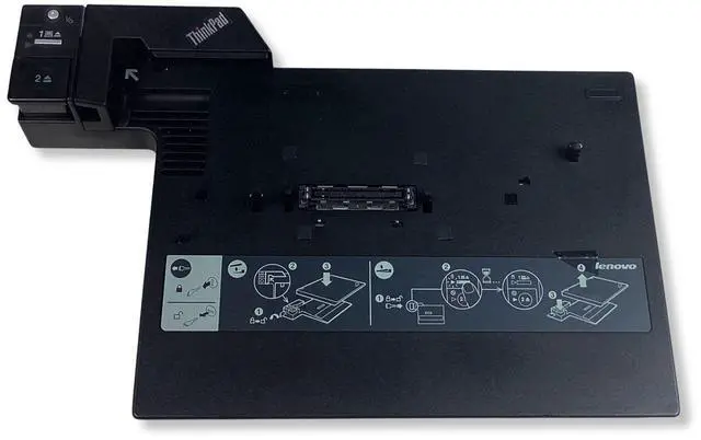 Alt view image 3 of 7 - Genuine Lenovo ThinkPad 2504 Mini Docking Station R6X/T6X/Z6X-42W4638