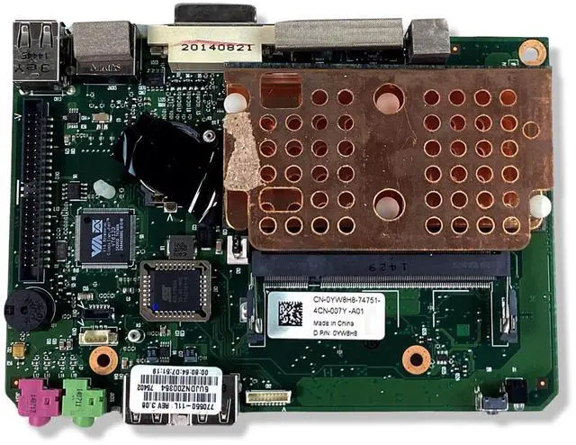 Alt view image 2 of 7 - Dell Wyse CX0 Motherboard 770550-11L Via Eden 1GHz System Board YW8H8