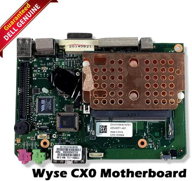 Main image of Dell Wyse CX0 Motherboard 770550-11L Via Eden 1GHz System Board YW8H8