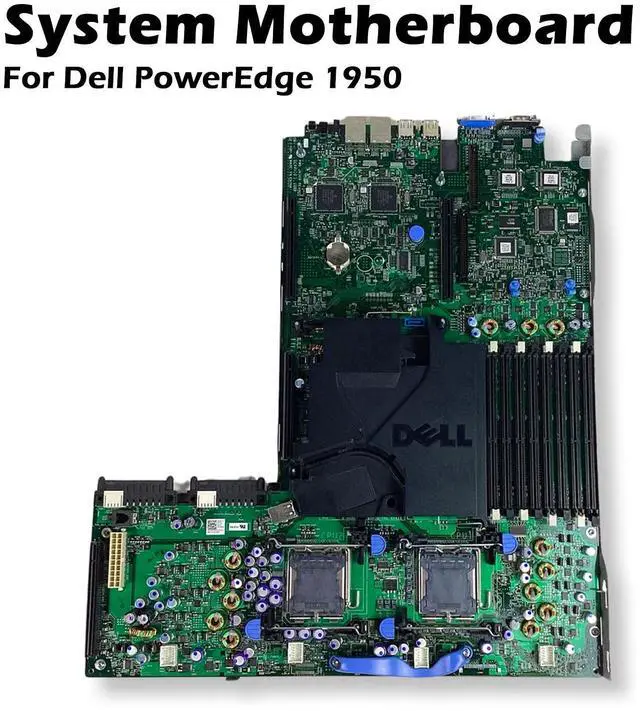Alt view image 2 of 7 - Dell PowerEdge 1950 Intel 5000X GenIII Dual LGA771 CPU System Motherboard M788G