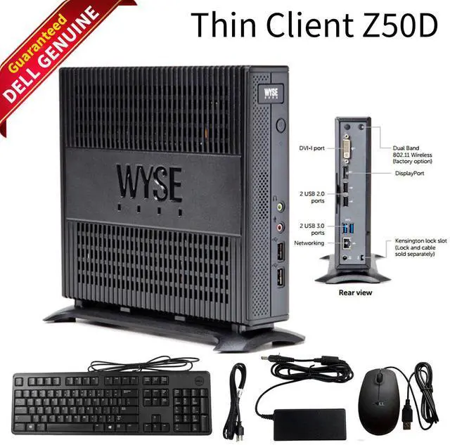 Main image of Dell Wyse Z50D Thin Client AMD G Series T56N 1.65 GHz Dual core X5MD8-SP-AAA