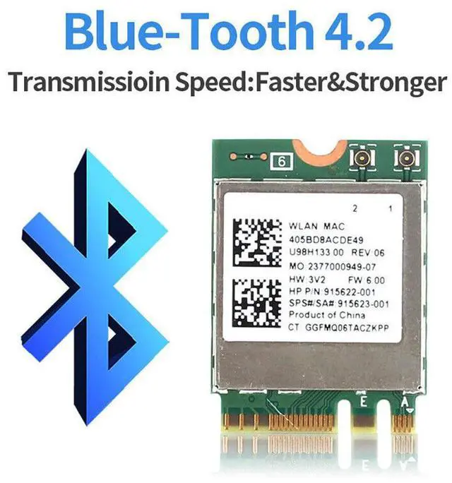 Alt view image 5 of 6 - Lot X 5 Realtek RTL8822BE U98H133 Dual Band Wireless Card 915622-001 915623-001