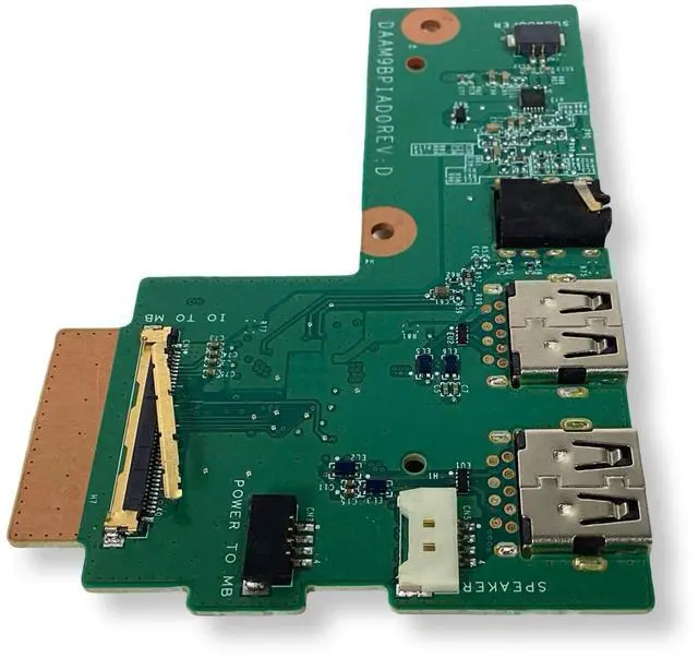 Alt view image 6 of 7 - Genuine Dell Inspiron 15 5577 USB Audio Port IO Circuit Board 3VFY4 03VFY4 088NC