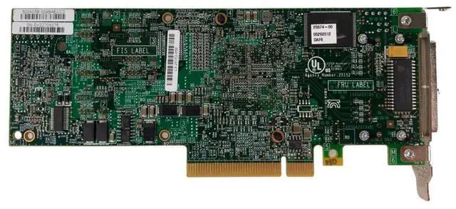 Alt view image 2 of 6 - (NOT FOR HOME PC!) Dell LSI SAS9280-8e 8-Port 6Gb/s PCI Express SATA SAS RAID Controller K37HT