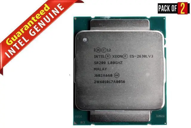 Main image of Lot of 2 SR209 Intel Xeon E5-2630L V3 8-Core 1.80GHz 20MB L3 55W Processor YVTN6