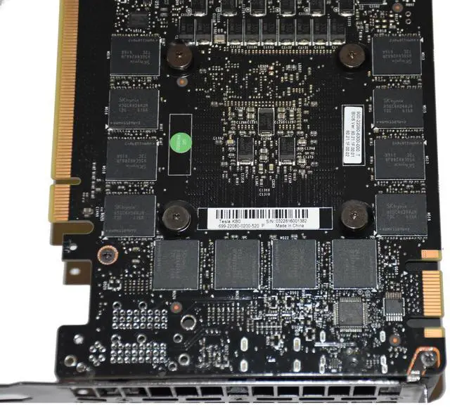 Alt view image 6 of 7 - NVIDIA Tesla K80 24GB GDDR5 Graphics GPU Server Accelerator 699-22080-0200-520