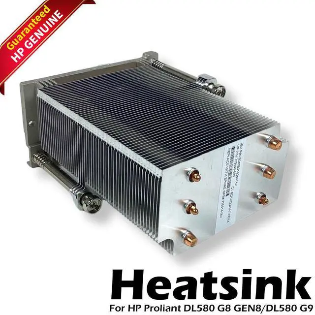 Main image of 735514-001 HP Proliant DL580 G8 Screw Type Server Heatsink 732443-001