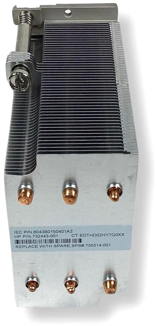 Alt view image 7 of 7 - 735514-001 HP Proliant DL580 G8 Screw Type Server Heatsink 732443-001