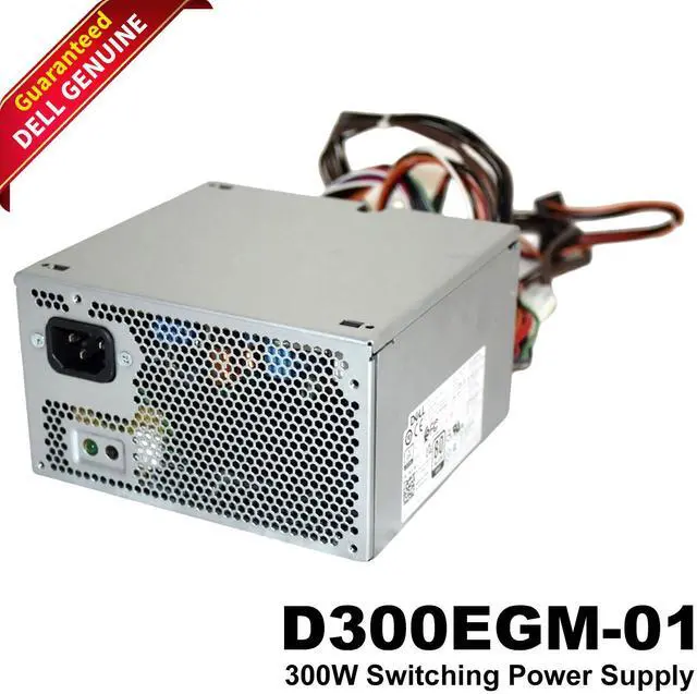 Main image of Dell 300W Switching Power Supply 24 Pins 3 Ports D300EGM-01 RVH3X