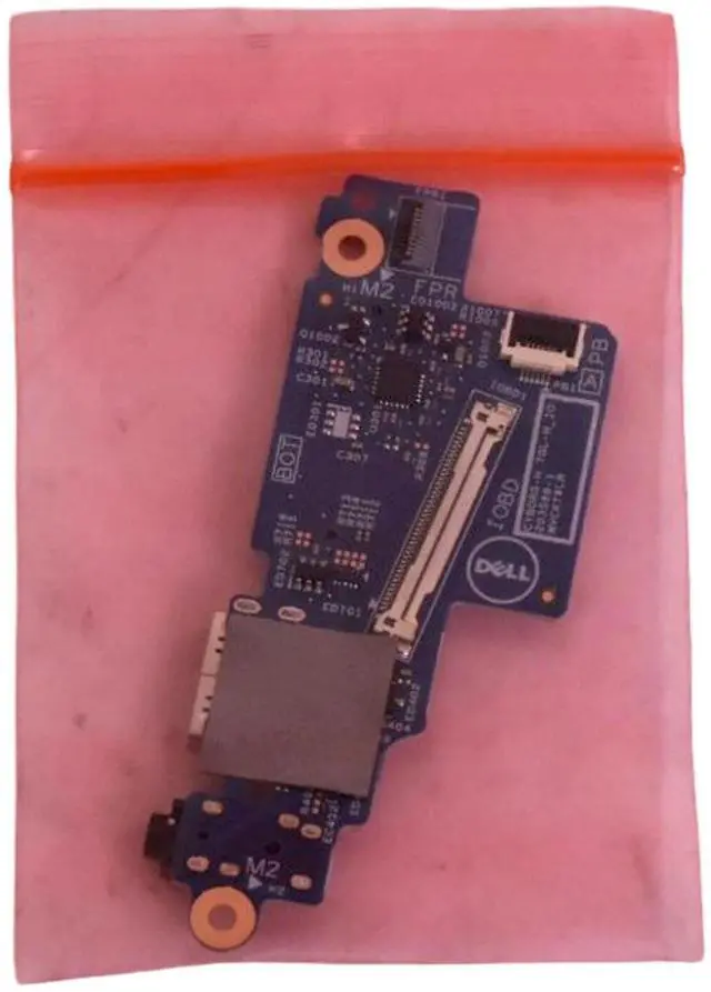 Alt view image 3 of 7 - Genuine Dell Inspiron 16 7610 USB Audio SD Card Reader IO Board with Cable R4KFW
