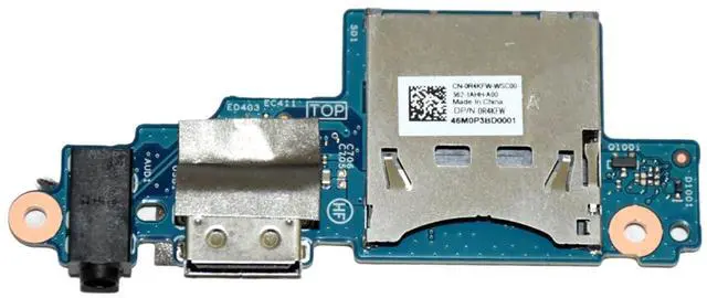Alt view image 4 of 7 - Genuine Dell Inspiron 16 7610 USB Audio SD Card Reader IO Board with Cable R4KFW