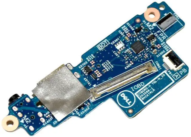 Alt view image 6 of 7 - Genuine Dell Inspiron 16 7610 USB Audio SD Card Reader IO Board with Cable R4KFW