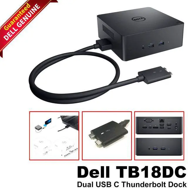 Main image of Genuine Dell Precision 7730 7530 USB-C Thunderbolt Docking Station TB18DC