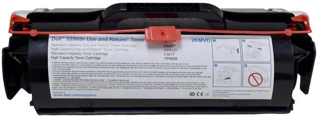 Alt view image 7 of 7 - Genuine Dell 5350dn Toner Cartridge Extra High Yield 30K Pages 2KMVD