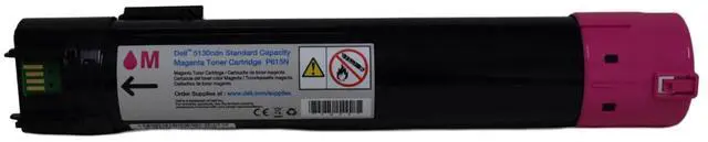 Alt view image 7 of 7 - Dell 5130cdn Magenta Laser Printer Toner Cartridge Yield 6000 330-5845 P615N