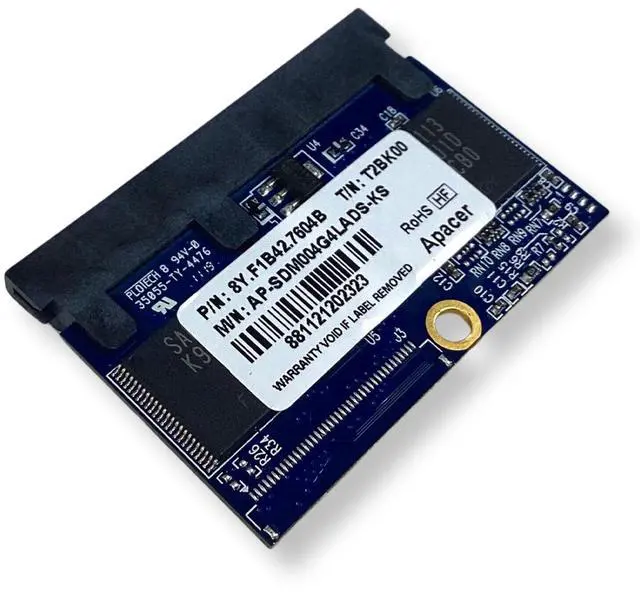 Alt view image 4 of 6 - Apacer 4GB 8Y.F1B42.7604B SATA 2.5" MLC Internal Solid State Drive T2BK00