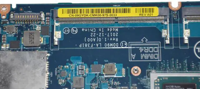 Alt view image 4 of 5 - Dell Latitude 5495 Motherboard AMD Ryzen 5 Pro 2500U 2GHz Quad-Core DDR4 - 9GYDK
