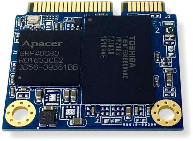 Alt view image 6 of 7 - Apacer 64GB MLC SATA SSD Module 8Y.MNFG2.4T.BB Solid State Drive Laptop