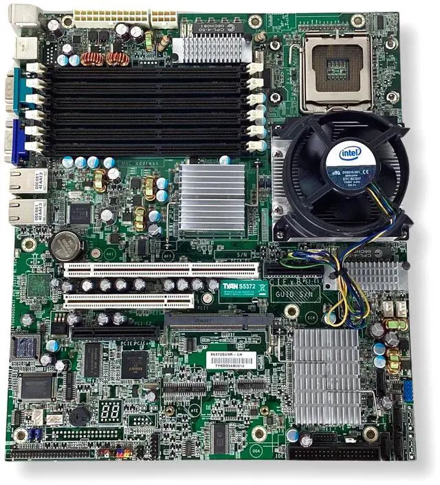 Alt view image 3 of 7 - Tyan Tempest i5000VS Dual Xeon LGA771 Server Motherboard With One Fan
