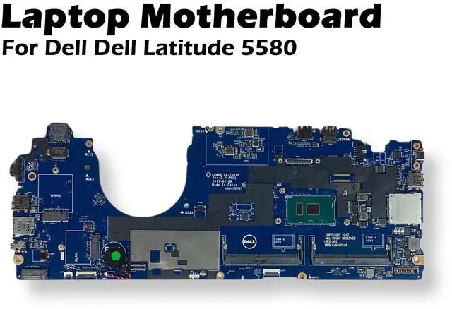 Alt view image 2 of 7 - Dell Latitude 5580 Motherboard i5-7200U 2.5GHz CPU Intel Graphics LA-E091P 25W0N