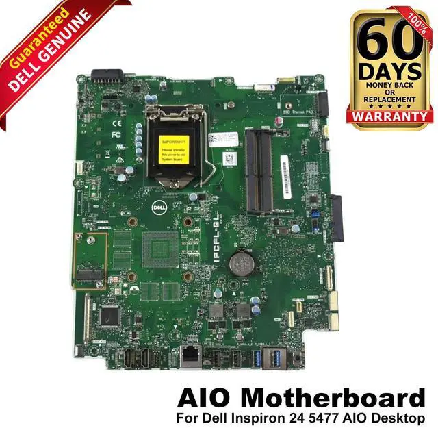 Main image of Dell Inspiron 24 5477 LGA1151 H370 Chipset DDR4 AlO Desktop Motherboard JVDY1