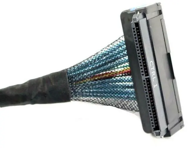 Alt view image 3 of 5 - (NOT FOR HOME PC!) Lot of 5 Dell PowerEdge R510 Mini-SAS SFF-8087 to SFF-8484 Cable YPT58 0YPT58