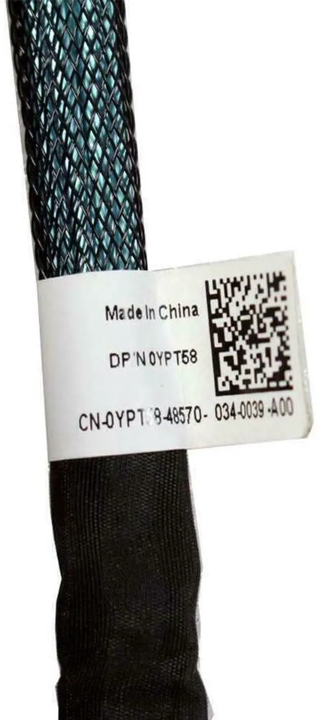 Alt view image 5 of 5 - (NOT FOR HOME PC!) Lot of 5 Dell PowerEdge R510 Mini-SAS SFF-8087 to SFF-8484 Cable YPT58 0YPT58