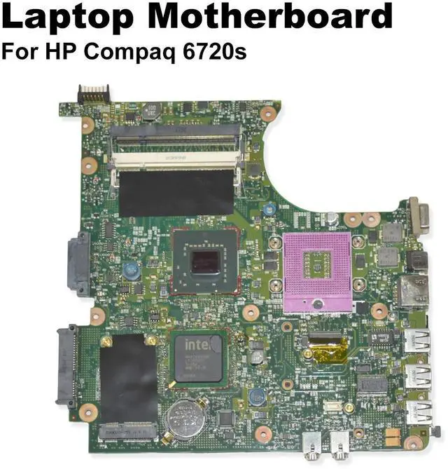 Alt view image 2 of 7 - Genuine HP Compaq 6520s 6720s DDR2 SDRAM Intel Laptop Motherboard 456608-001