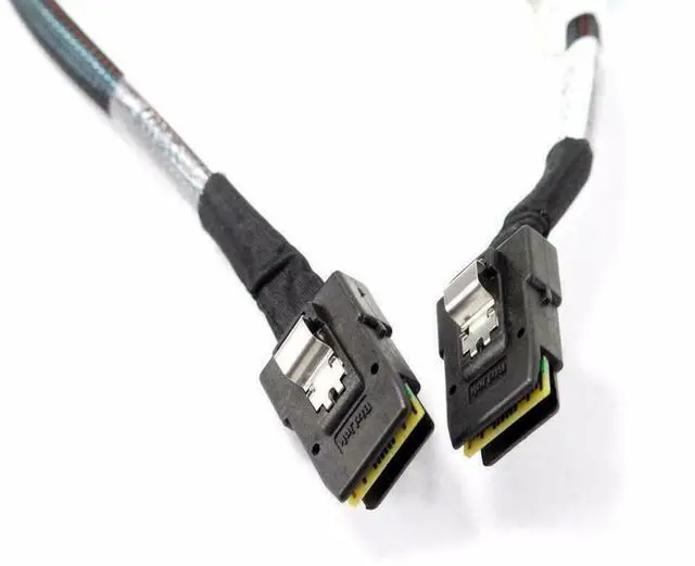Alt view image 2 of 5 - (NOT FOR HOME PC!) Lot of 10 OEM Dell 22in 56cm Mini SAS SFF-8087 to SFF-8087 Cable Assembly 69V0N