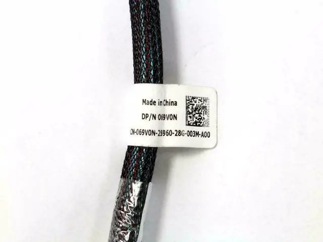 Alt view image 3 of 5 - (NOT FOR HOME PC!) Lot of 10 OEM Dell 22in 56cm Mini SAS SFF-8087 to SFF-8087 Cable Assembly 69V0N