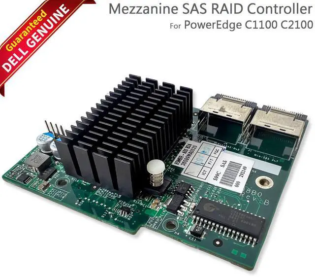 Main image of (NOT FOR HOME PC!) Dell PowerEdge C2100 C1100 Mezzanine 6GB SAS RAID Controller Card FS12-TY 85M9R
