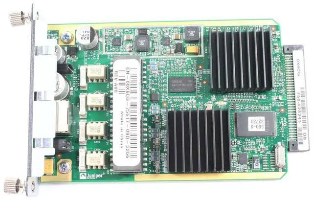 Alt view image 3 of 7 - Juniper Networks SRX-MP-8GSHDSL 8-Wire (4-PAIR) G.SHDSL Mini-Physical Card 0X6CG