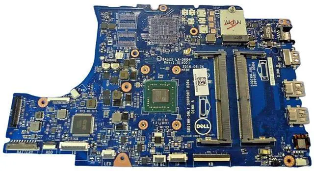 Alt view image 2 of 7 - Dell Inspiron 15 5565 5765 Motherboard AMD A9-9400 DDR4 2.4GHzCPU LA-D804P KF2J6
