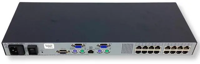 Alt view image 7 of 7 - Genuine Dell PowerEdge 2160AS 16 Ports PS/2-USB KVM Console Switch D785J RP163