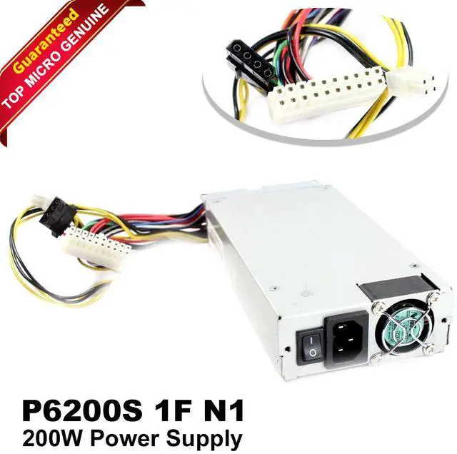 Main image of Genuine Top Microsystems 200W 12V 1Fan ATX Power Supply P6200S 1F ND 105-1037-00