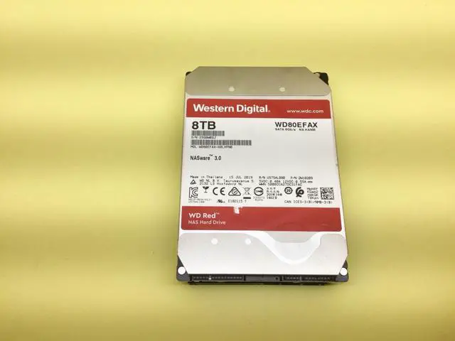 Alt view image 2 of 3 - Western Digital Red 8TB SATA 6Gb/s 5400RPM 3.5" NAS Hard Drive WD80EFAX