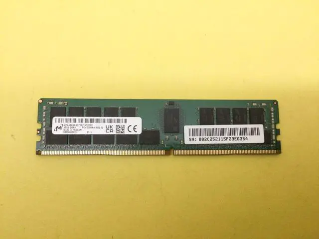 Main image of MICRON 32GB (1X32GB) 2Rx4 PC4-3200AA DDR4 SERVER MEMORY MTA36ASF4G72PZ-3G2E7