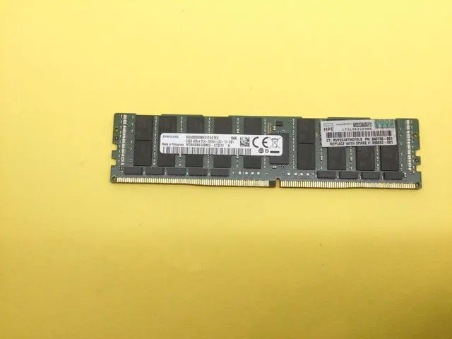 Alt view image 3 of 5 - 840759-091 HPE 64GB QUAD RANK X4 4RX4 DDR4-2666 PC4-2666V MEMORY 815101-B21